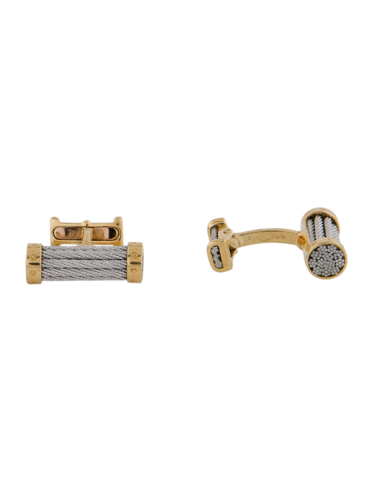 Fred of Paris Two-Tone Force 10 Cufflinks
